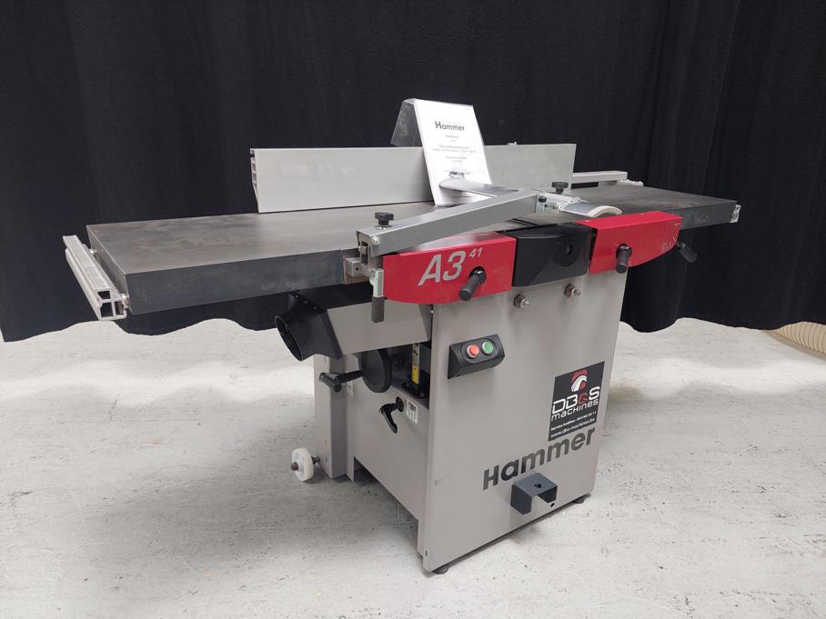 Hammer A3 41  Planer-thicknesser with mortising table