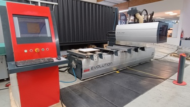 Holztech Industrial Evolution C Pod and rail CNC working center